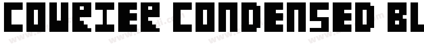 Courier Condensed bl字体转换